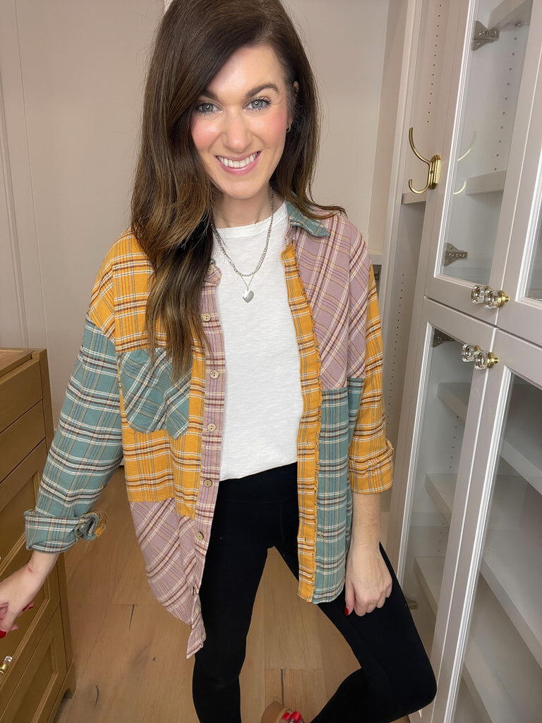 SALE! When in Doubt Plaid Button Down *Final Sale*