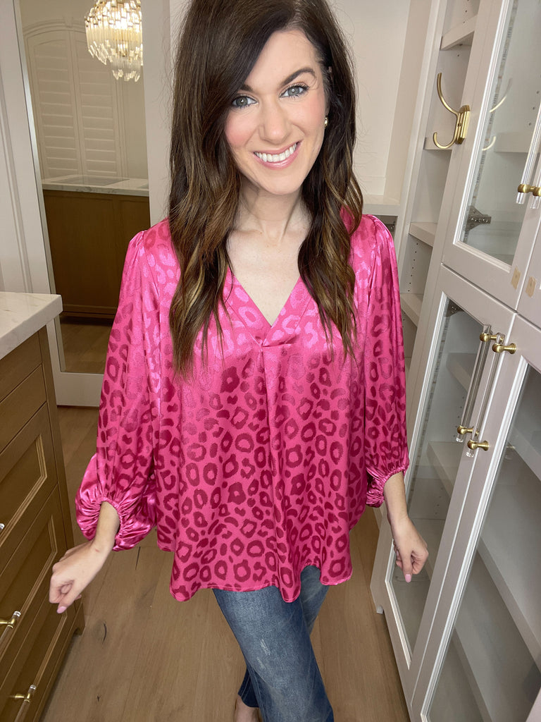 Lipstick Jungle Tonal Leopard Top