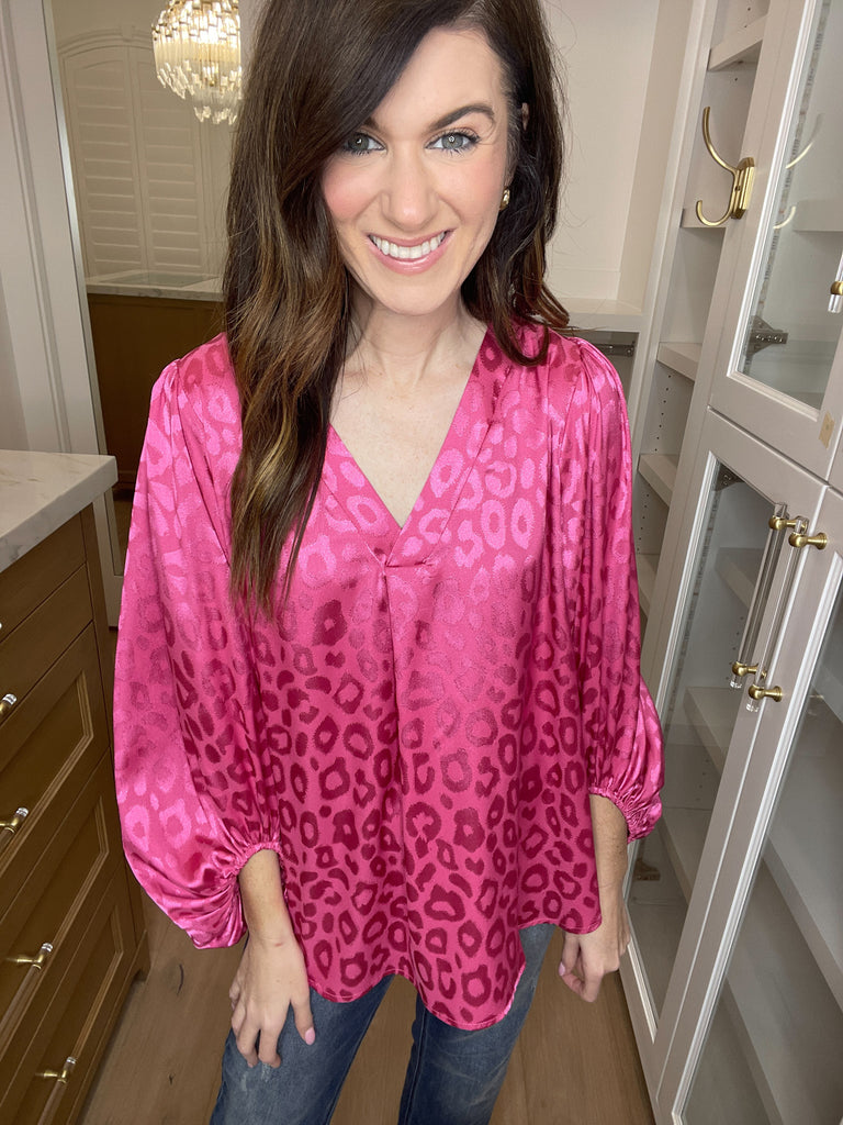 Lipstick Jungle Tonal Leopard Top