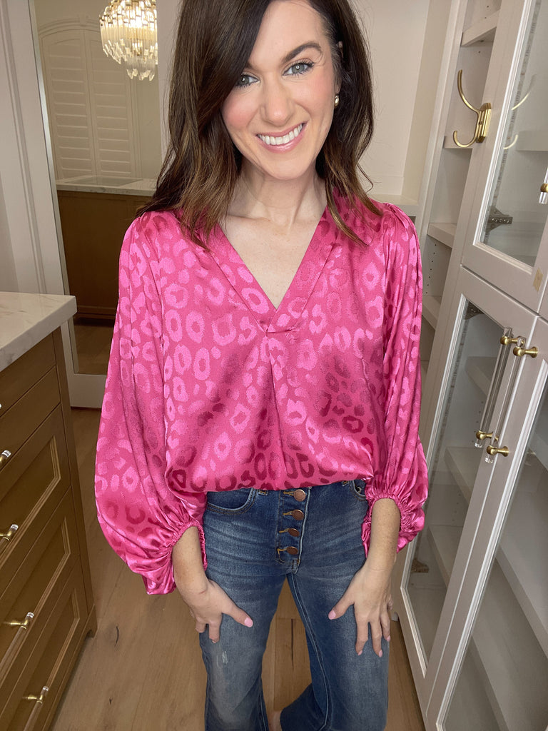 Lipstick Jungle Tonal Leopard Top