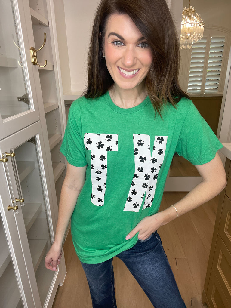 SALE! TX Shamrock Tee *Final Sale*