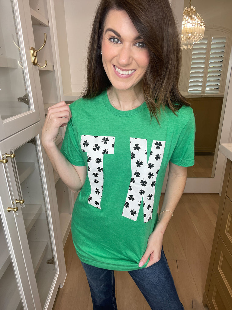 SALE! TX Shamrock Tee *Final Sale*