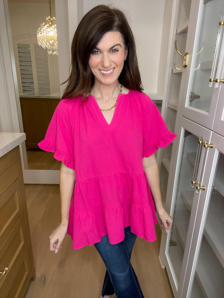 *BELLES & DOORBUSTER* Clear State of Mind Top *Final Sale*