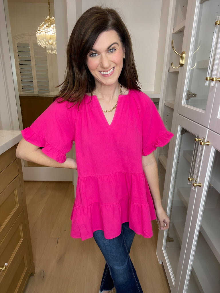 *BELLES & DOORBUSTER* Clear State of Mind Top *Final Sale*