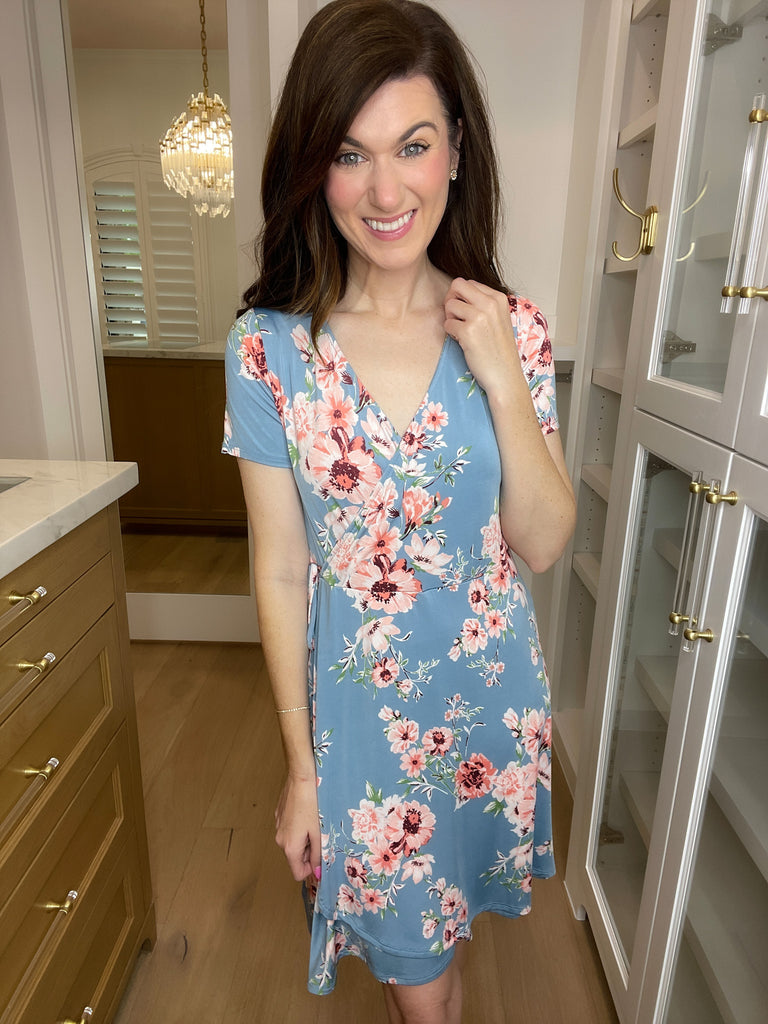 *BELLES & DOORBUSTER* You and Me Faux Wrap Dress *Final Sale*