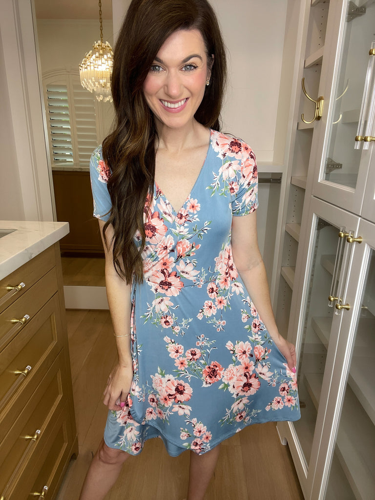 *BELLES & DOORBUSTER* You and Me Faux Wrap Dress *Final Sale*