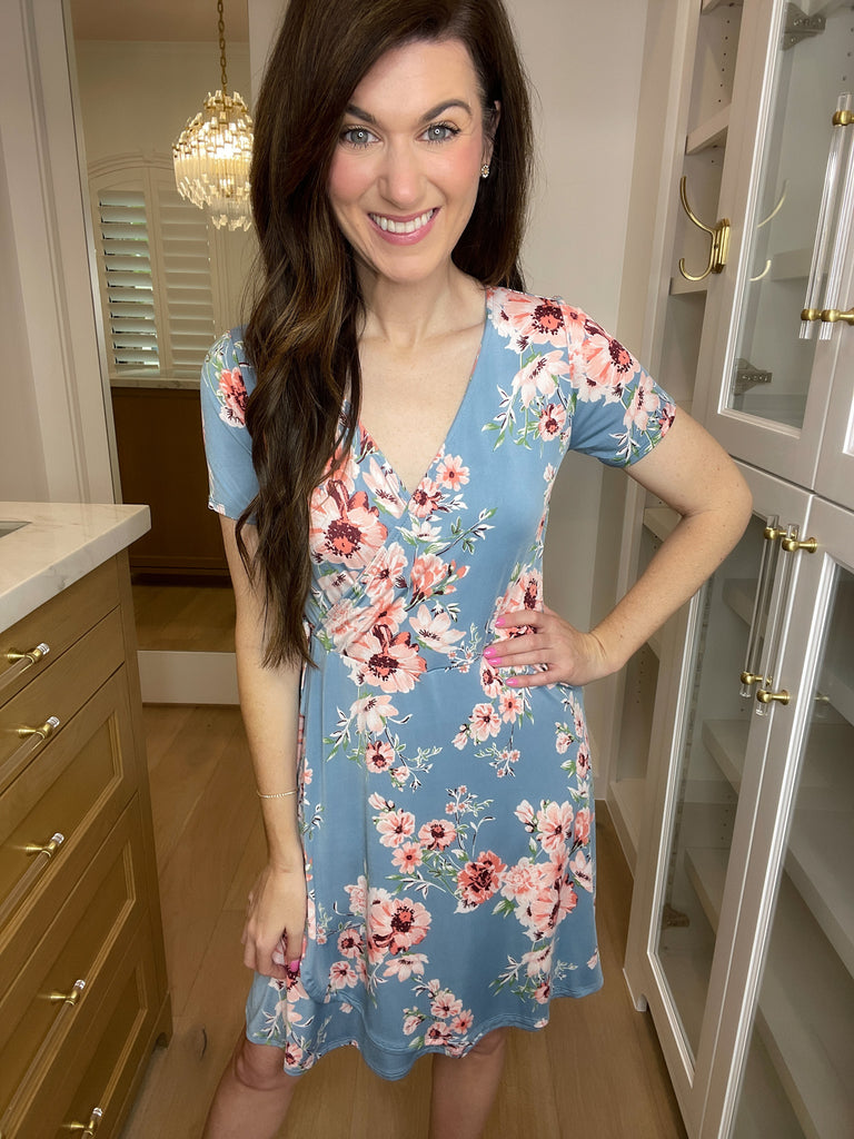 *BELLES & DOORBUSTER* You and Me Faux Wrap Dress *Final Sale*