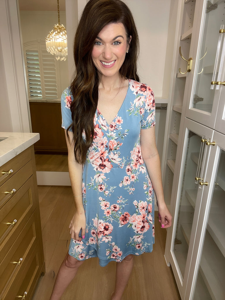 *BELLES & DOORBUSTER* You and Me Faux Wrap Dress *Final Sale*