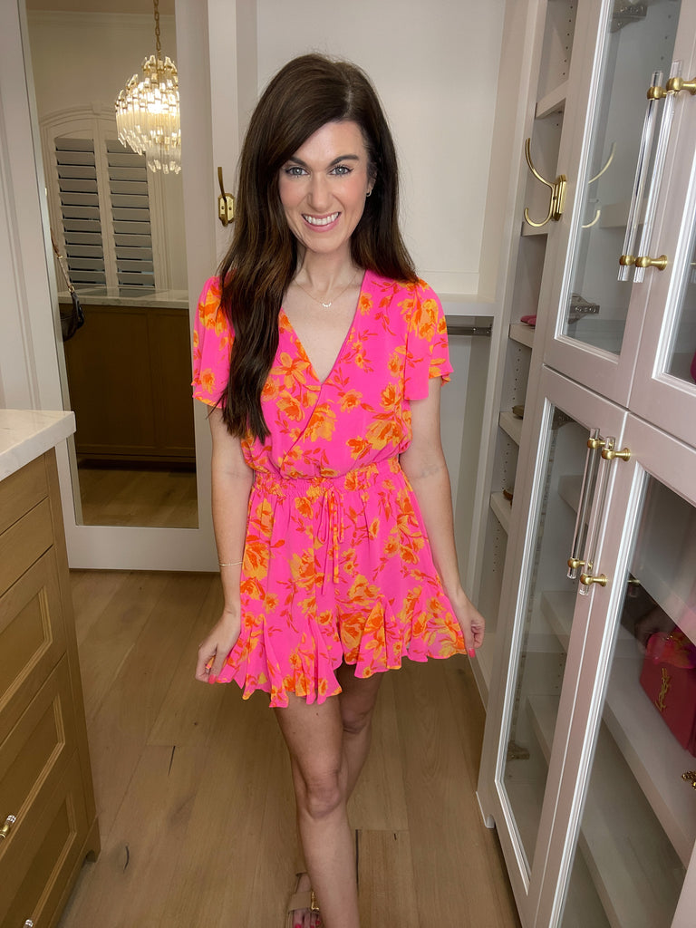 Sugarlips Hot Rod Drawstring Romper