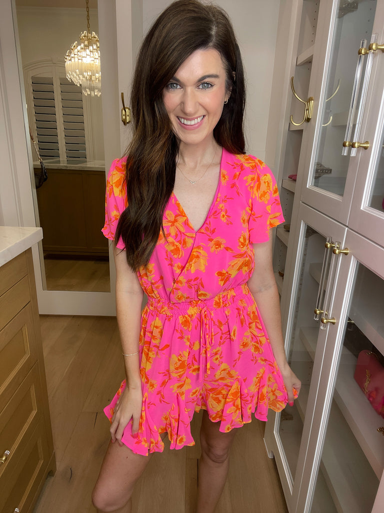 Sugarlips Hot Rod Drawstring Romper