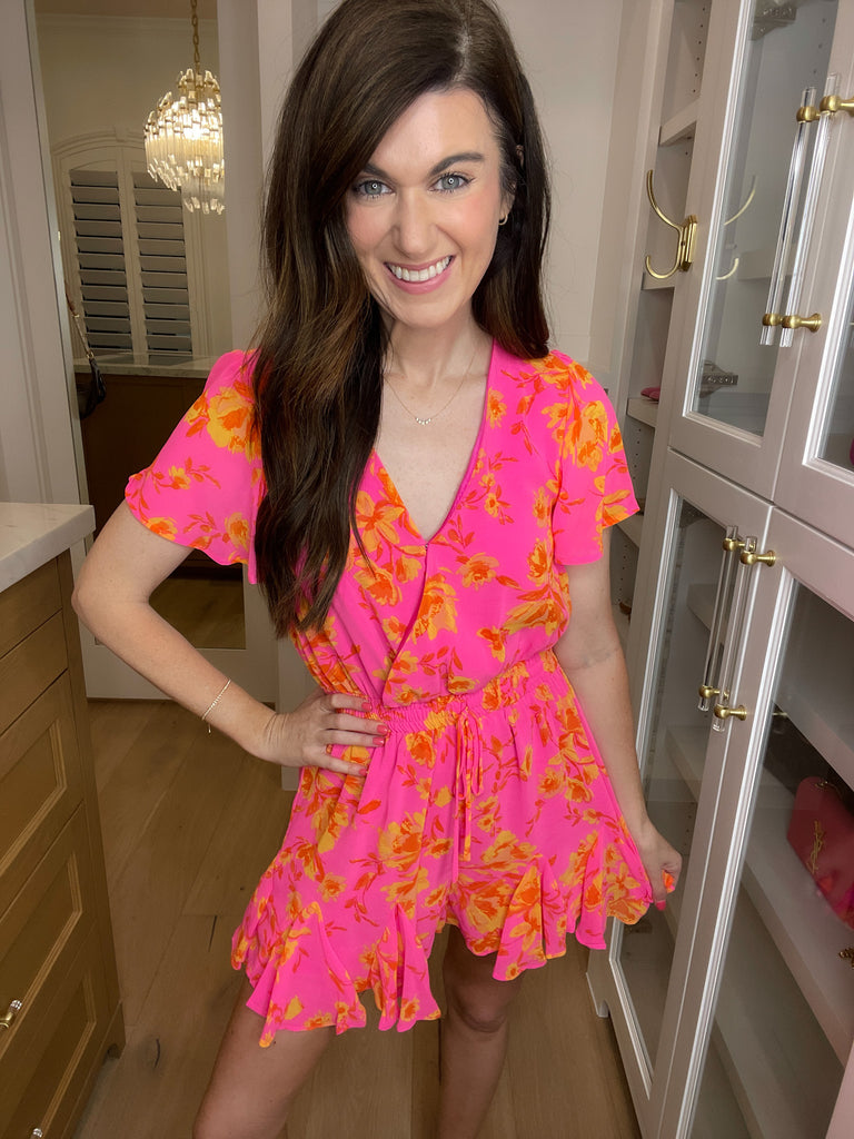 Sugarlips Hot Rod Drawstring Romper