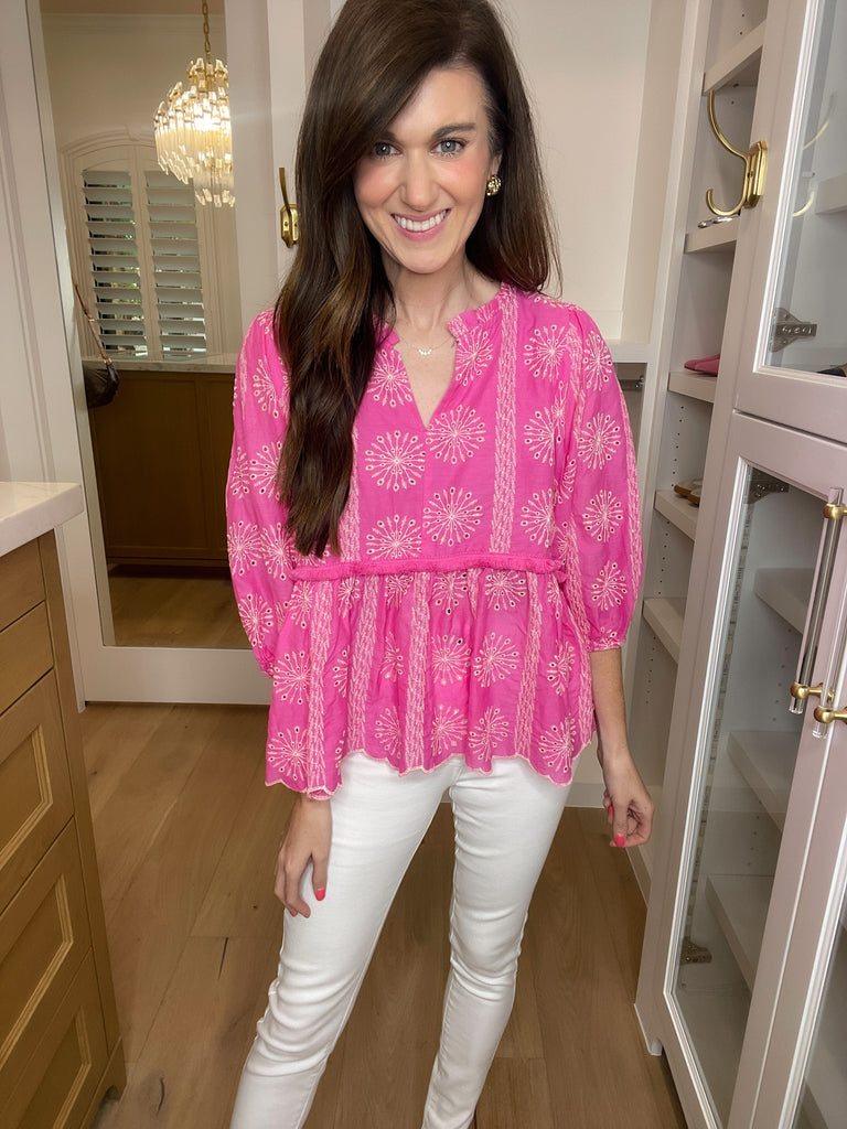 SALE! Take Me to Turks Top in Hot Pink *Final Sale*