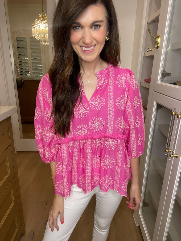 SALE! Take Me to Turks Top in Hot Pink *Final Sale*