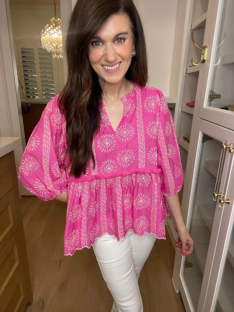 SALE! Take Me to Turks Top in Hot Pink *Final Sale*