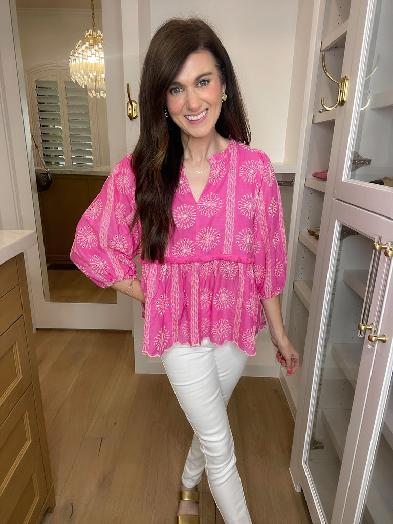 SALE! Take Me to Turks Top in Hot Pink *Final Sale*