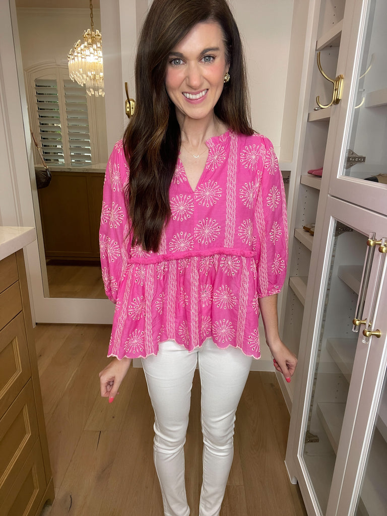 SALE! Take Me to Turks Top in Hot Pink *Final Sale*