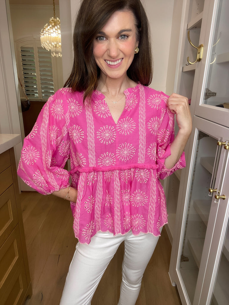 SALE! Take Me to Turks Top in Hot Pink *Final Sale*