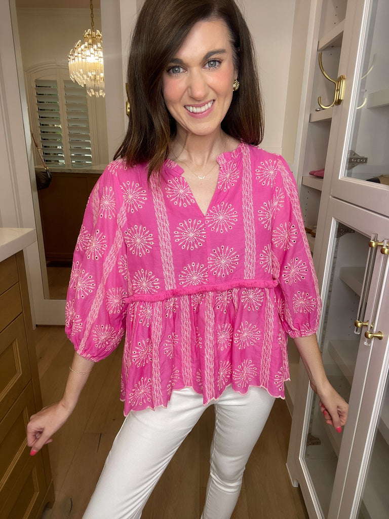 SALE! Take Me to Turks Top in Hot Pink *Final Sale*
