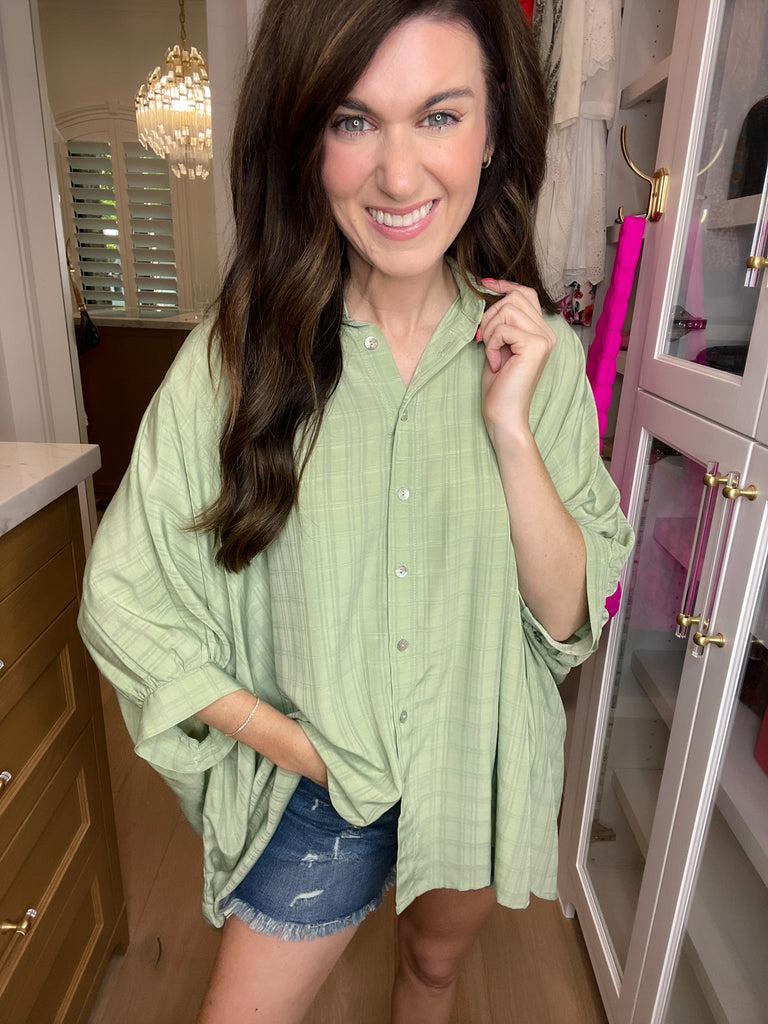 Hawkins Button Down in Green