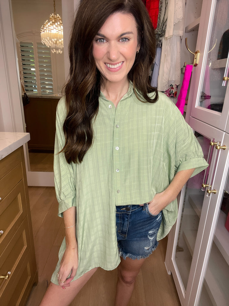 Hawkins Button Down in Green