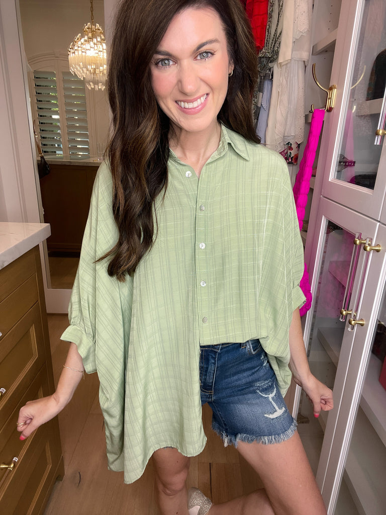 Hawkins Button Down in Green