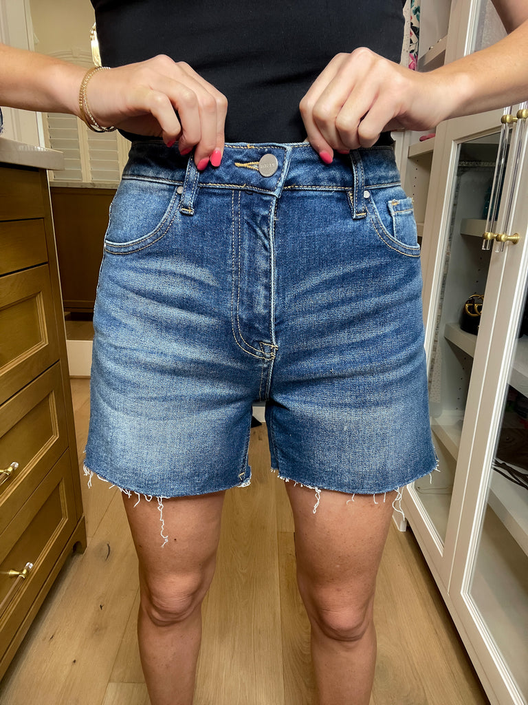 Risen Ocean Breeze Raw Edge Shorts