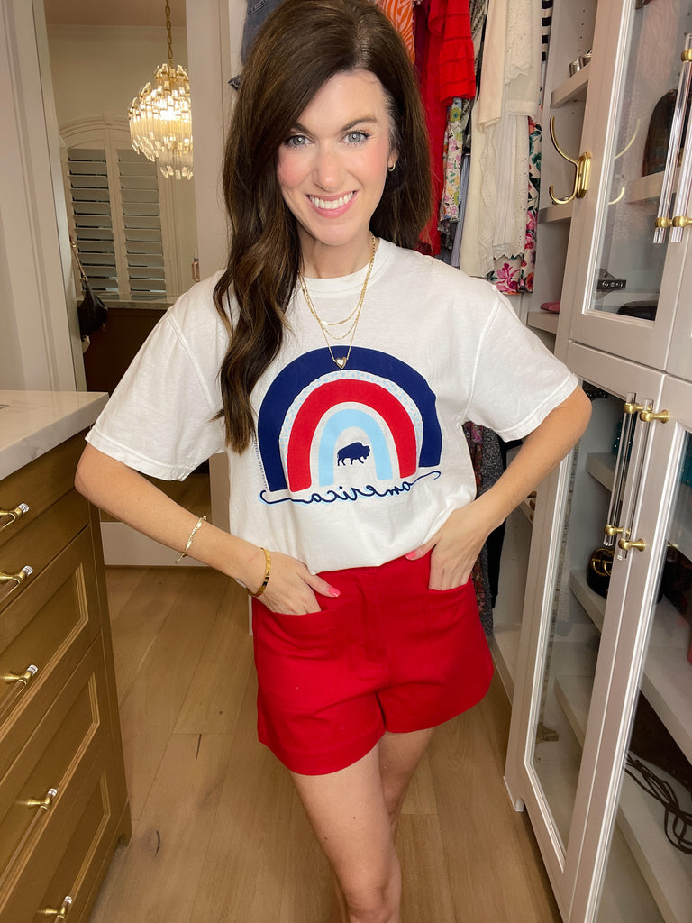 American Rainbow Tee