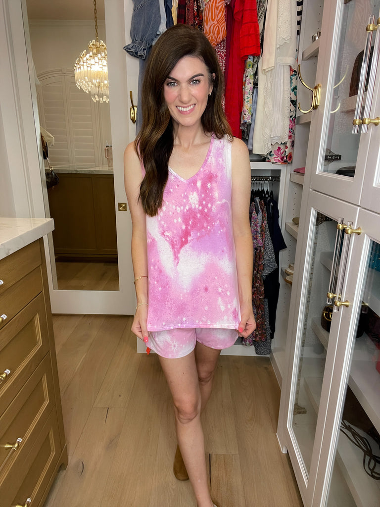 *BELLES & DOORBUSTER* Spacey Set in Pink *Final Sale*