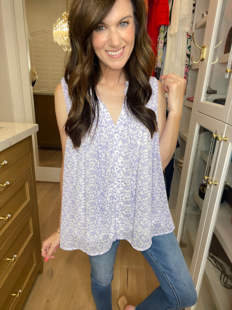 Treat Yourself Floral Tank