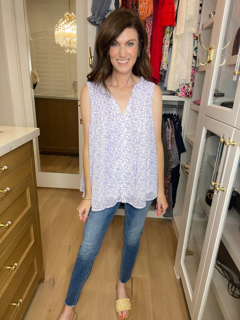 Treat Yourself Floral Tank