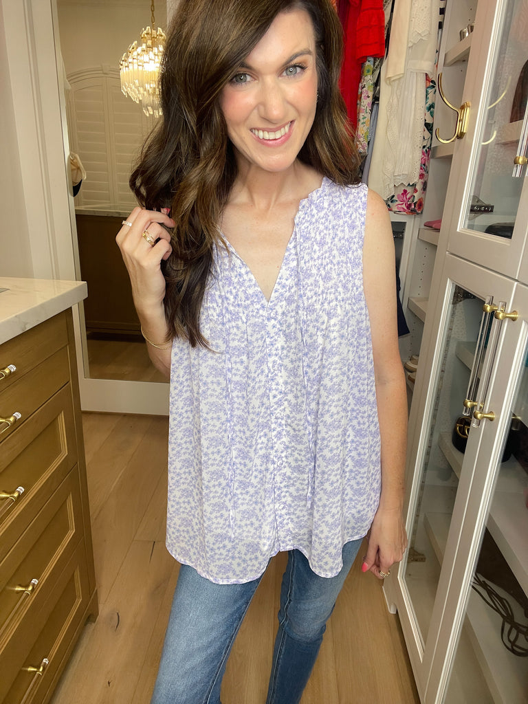 Treat Yourself Floral Tank