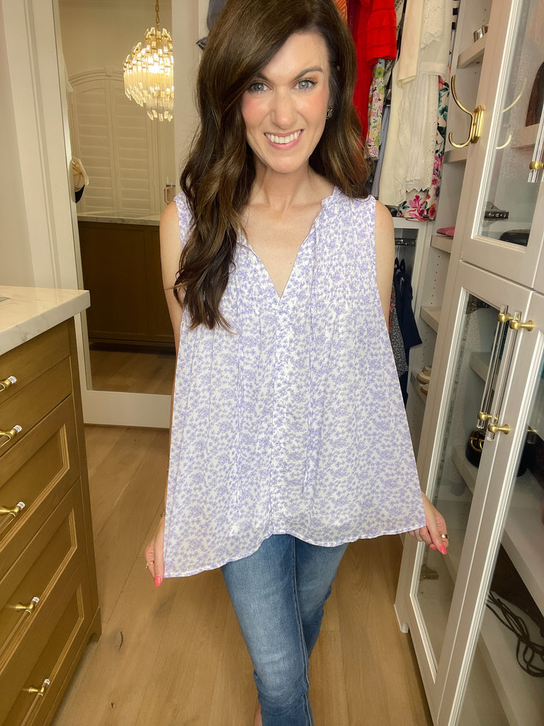 Treat Yourself Floral Tank