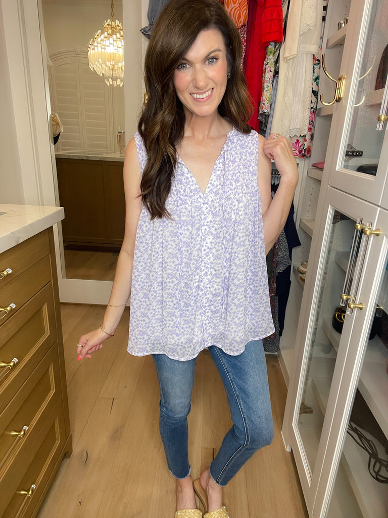 Treat Yourself Floral Tank