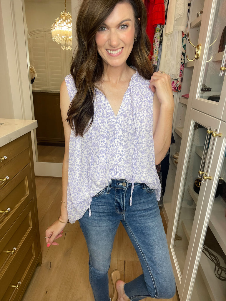 Treat Yourself Floral Tank