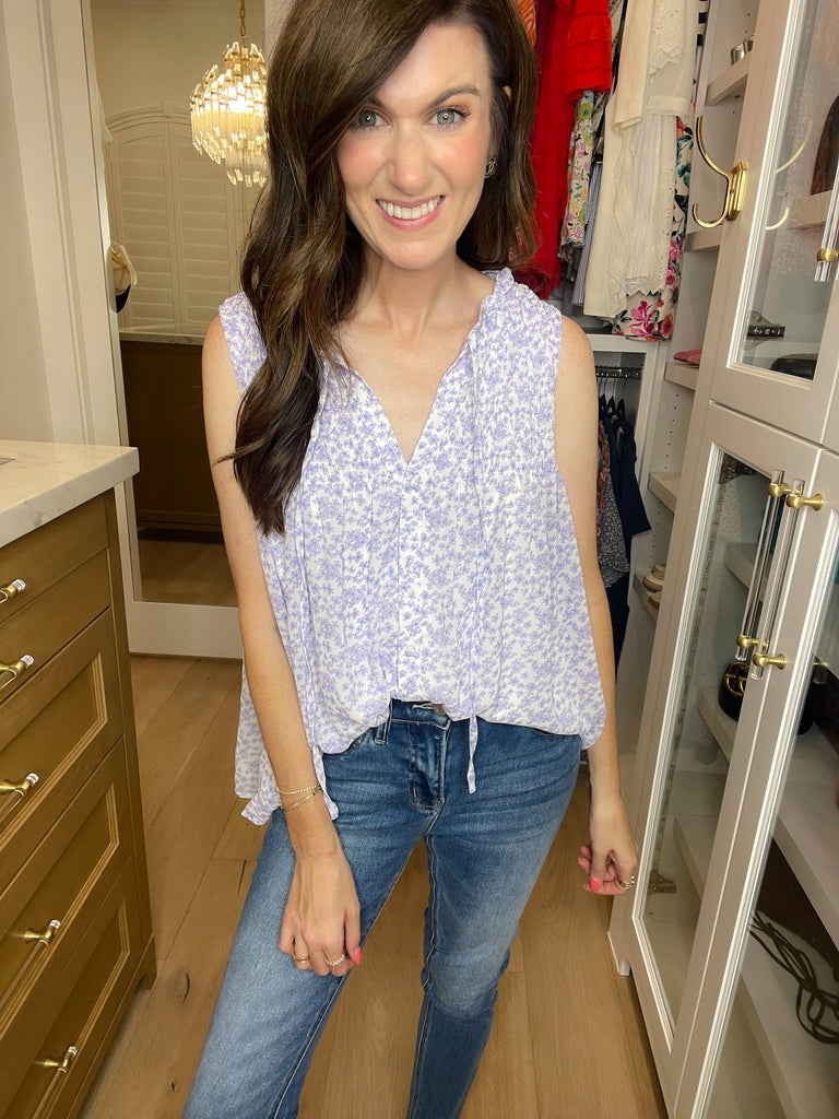 Treat Yourself Floral Tank