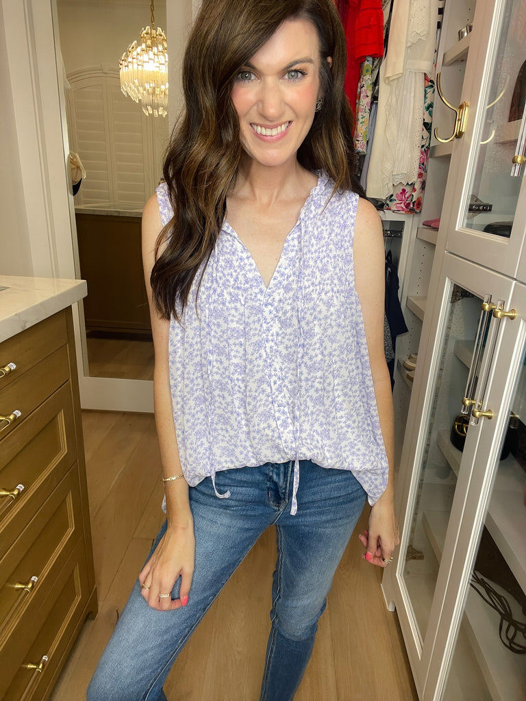 Treat Yourself Floral Tank