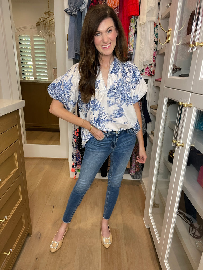 Hera Pearl Buckle Flats