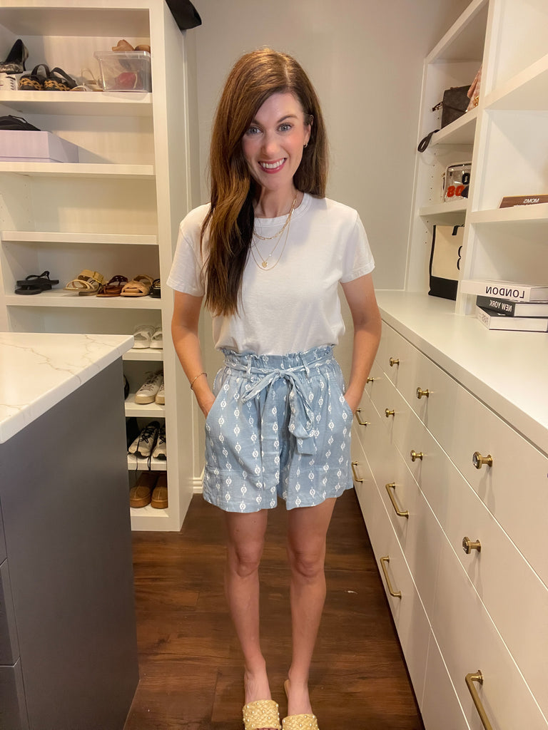 Grayton Beach Paperbag Waist Shorts