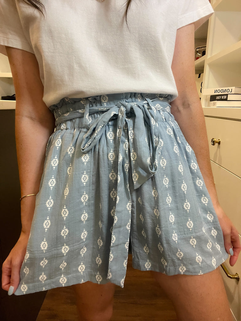 Grayton Beach Paperbag Waist Shorts