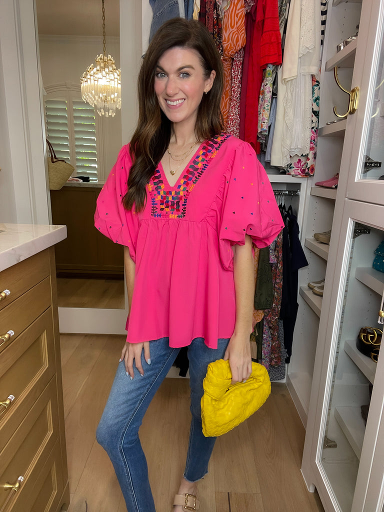 Braided Top Knot Clutch Bag in Yellow *Final Sale*