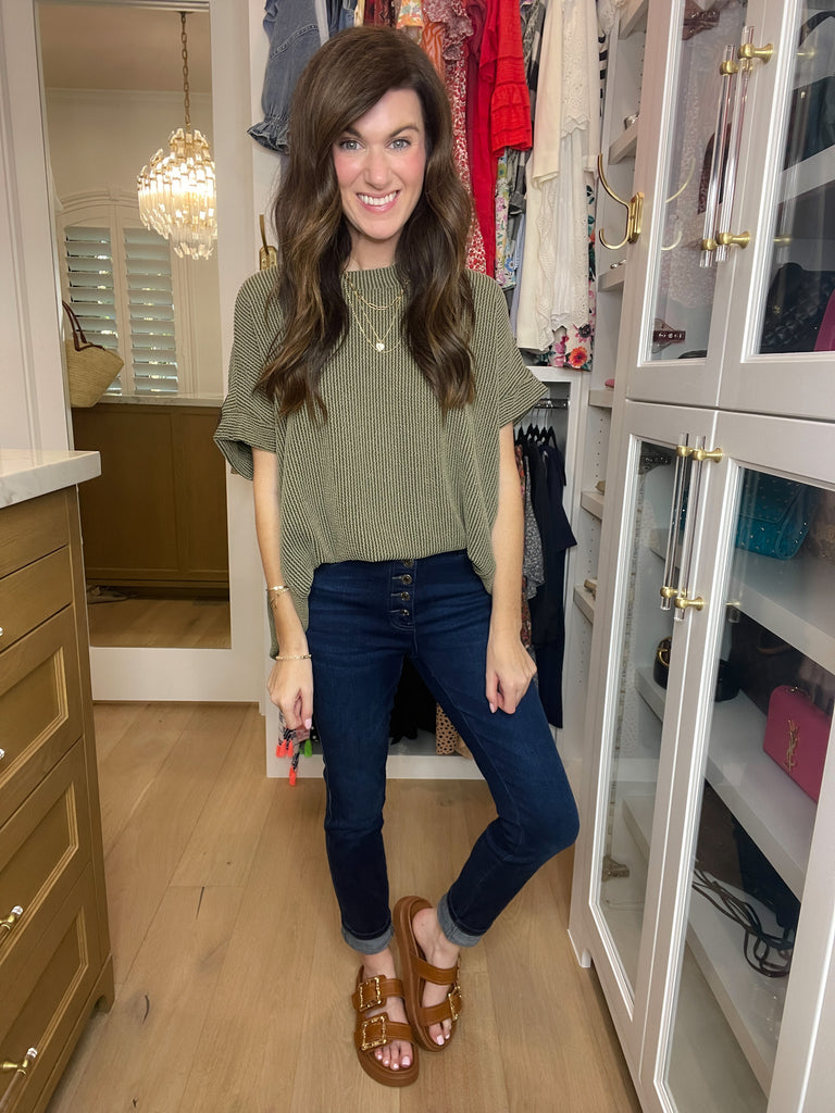 Saki Platform Sandals in Tan