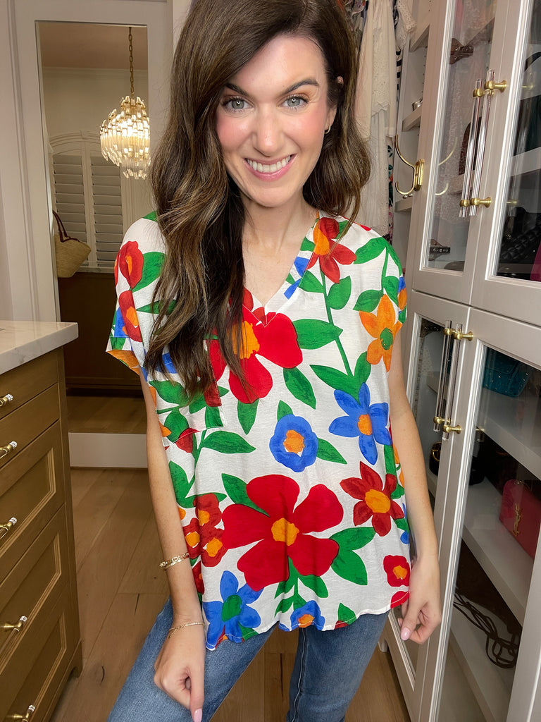 Shape the Future Floral Top