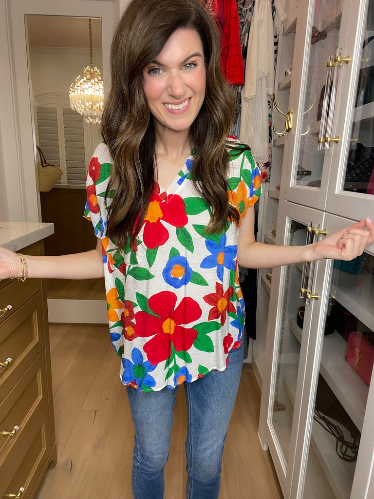 Shape the Future Floral Top