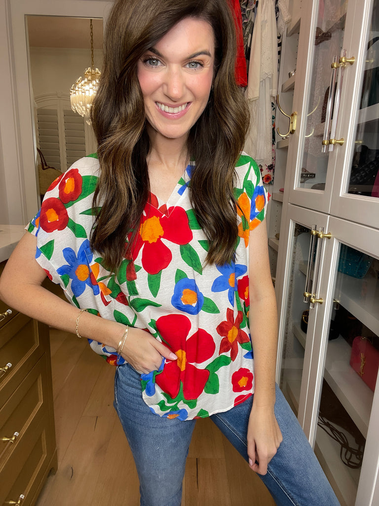 Shape the Future Floral Top