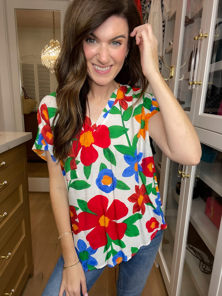 Shape the Future Floral Top