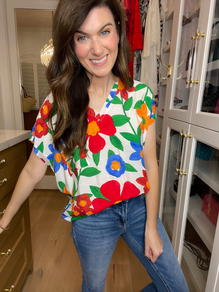 Shape the Future Floral Top