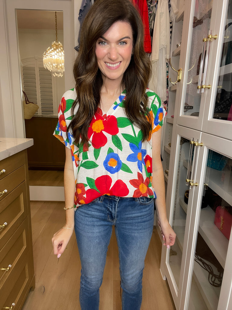 Shape the Future Floral Top