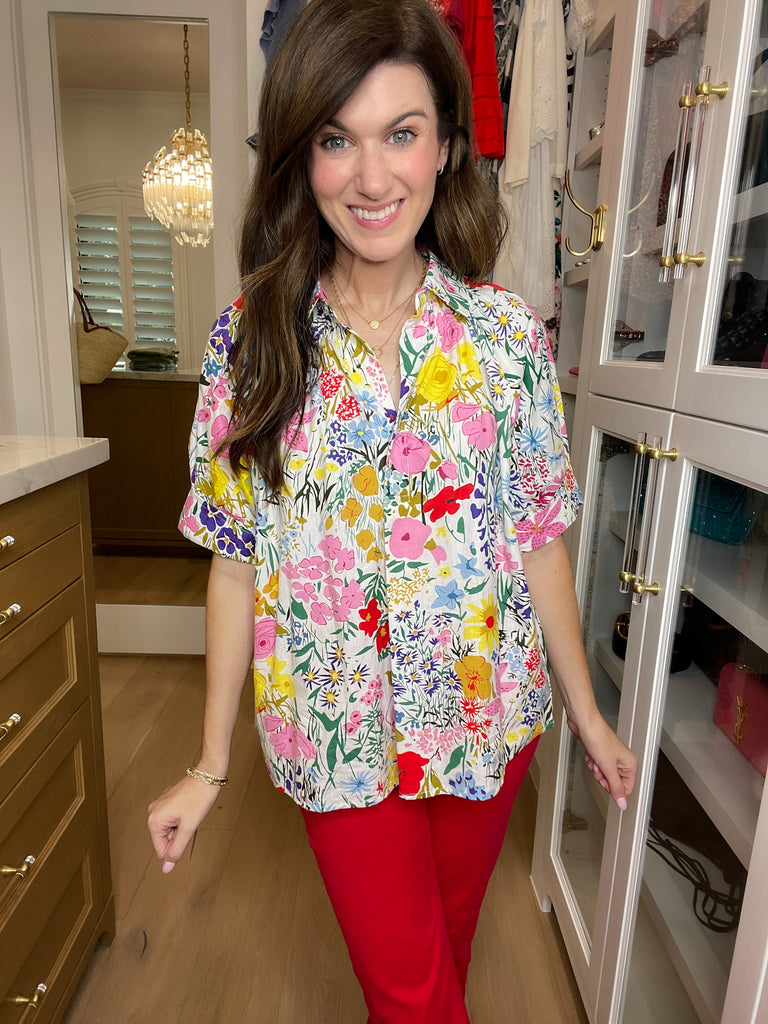Best and Brightest Floral Top