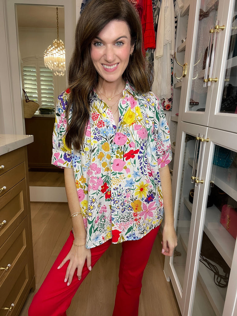 Best and Brightest Floral Top