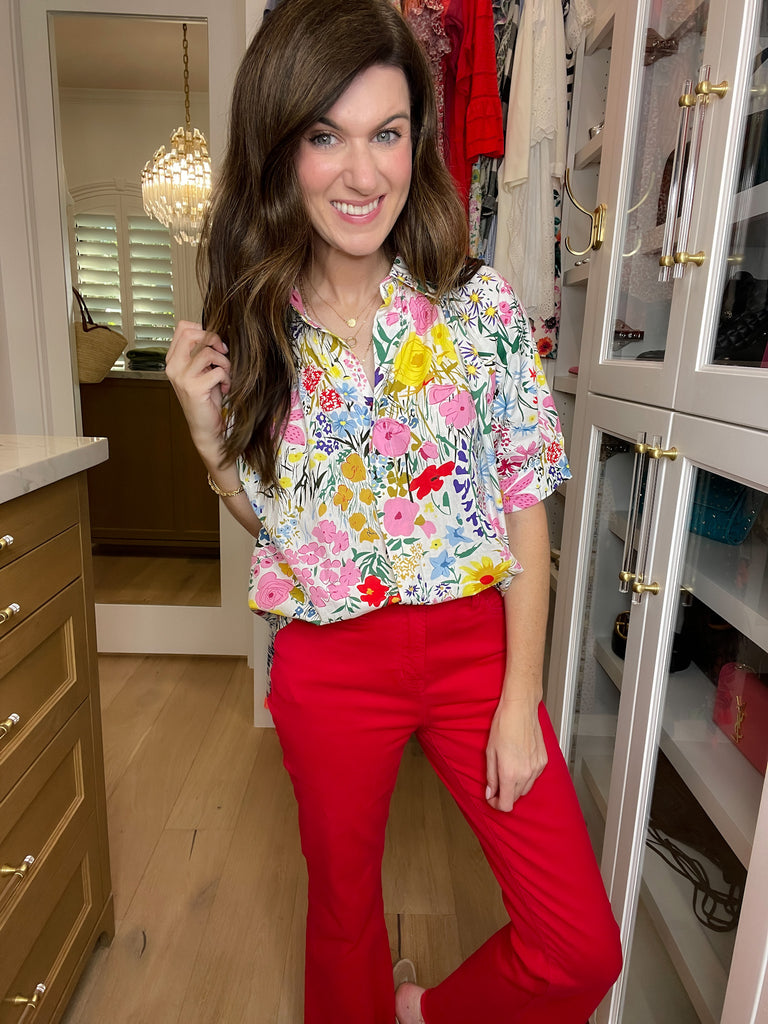 Best and Brightest Floral Top
